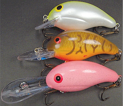 Lot of 4 Bandit 200 Lures In 4 Fish Catching Colors!