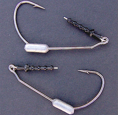 Freshwater Weighted Hook -2.2 mold 1/16,3/32,1/8oz EWG 3/0 4/0