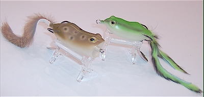 JoyFishing top Water Frogs bass Fishing Lures, Popping Frog Lures for bass  Fishing, Weedless Hollow Body Frogs Lures (2Size-5pcs): Buy Online at Best  Price in UAE 