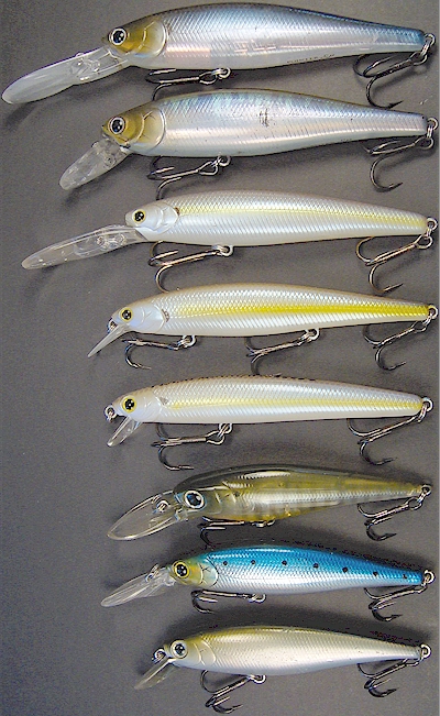 Lucky Craft Pointer 100 SP 4” Slow Suspending Jerkbait - Lot Of 6 - 6  COLORS !! 