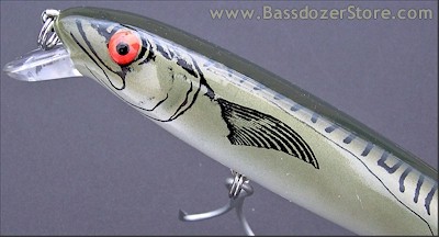 Bomber Saltwater Grade Jointed Magnum Long A - Silver Flash/Redhead