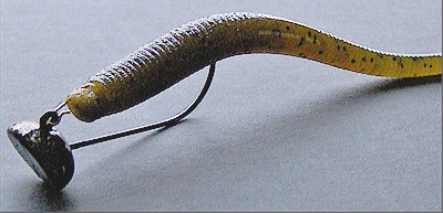  Charlie's Worms Fishing Lures Jig Heads with Double