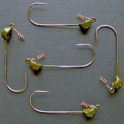 Bassdozer's Custom Shakey Swimming Jigs