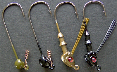 Bassdozer's Custom Shakey Swimming Jigs