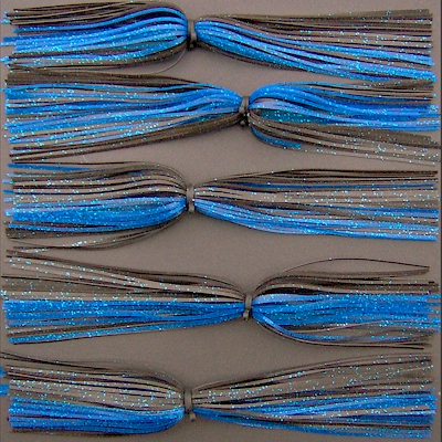 10g Silicone Bass Jig Skirts Buzzbait Bait Wobbler Rubber Skirt