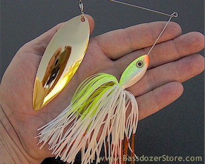 Bassdozer's Spinnerbaits for Burning and Bulging Big Bass and Pike