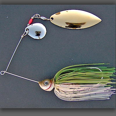 Quick Change Spinner Rig #3 Indiana Rainbow Trout Crystal Blade, Double  Hook - Qty 1 - Precision Fishing