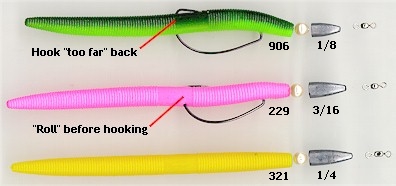 What size hooks for senkos