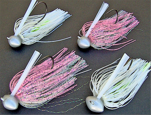 Bass Football Fishing Jigs Set,Weedless Swim Jig Heads for Bass