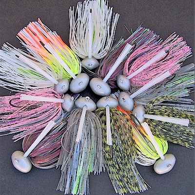 Catch of the day! Vintage lures + wire + clips make great tablecloth  weights on a breezy day!​​​​​​​​​(Don't forget to