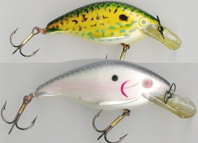 LOT 10 NORMAN + TWO OTHER CRANKBAIT LURES MIXED COLORS SIZES 12