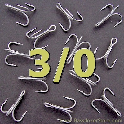 BassdozerStore.com: VMC 9626PS 4X-Strong Replacement Treble Hooks for  Striped Bass Fishing Lures