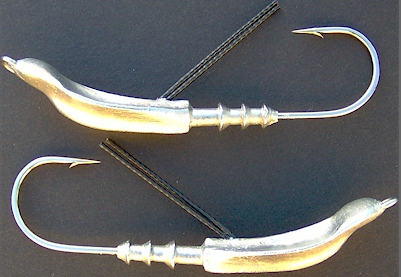 UNPAINTED - WEIGHTED CIRCLE HOOK JIGS – All About The Bait